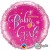 Luftballon zu Geburt, Taufe, Babyparty, Welcome Baby Girl, Ballon mit Ballongas Helium