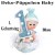 Deko-Püppchen Baby, zum 1. Geburtstag, Blau