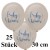 Luftballons Babyshower, transparent, 25 Stück