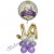 Ballondekoration zur Hochzeit, Just Married Congratulations - Ja