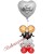 Ballondekoration zur Gay Hochzeit, Just Married Männer Hochzeitspaar