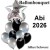 Abi 2026 Luftballon-Bouquet, 12 Ballons zur Abifeier