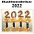 Dekoration Silvester, 2022, 4 Stück Ballondekorationen zur Silvesterparty