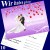 Ballonflugkarten Hochzeit - Wir haben geheiratet! Herzluftballons - 10 Postkarten zum Anhängen an Luftballons