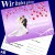 Ballonflugkarten Hochzeit - Wir haben geheiratet! Herzluftballons - 50 Postkarten zum Anhängen an Luftballons