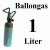 Ballongas Helium 1 L