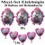 Ballons Helium Maxi Set Eiskönigin Kindergeburtstag