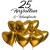 Golden Hearts Midi-Set Folienballons