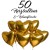 Golden Hearts Midi-Set Folienballons