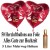 Midi Ballons Helium Set, 50 Herzballons aus Folie, Alles Gute zur Hochzeit, 5 Liter Helium