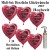 Midi-Set 50 Herzballons "Herzliche Glückwünsche zur Hochzeit"