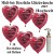 Midi-Set 30 Herzballons "Herzliche Glückwünsche zur Hochzeit"