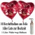 Mini Ballons Helium Set, 10 Herzballons aus Folie, Alles Gute zur Hochzeit, 1 Liter Helium