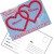 Ballonweitflugkarten Hochzeit - "Frisch verheiratet" - Personalisiert, mit Namen und Anschrift, 10 Postkarten zum Anhängen an Luftballons