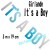 Banner It's a Boy, Dekoration Babyparty, Geburt und Taufe, Junge