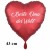Beste Oma der Welt! Roter Herzluftballon aus Folie mit Ballongas-Helium