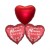 3 Heliumballons, Bouquet 7 zum Muttertag