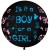 Gender Reveal Luftballon, Latex 80 cm Ø. Is it a Boy or a Girl?