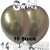Chrome Luftballons Gold, 35 cm Ø, 10 Stück