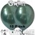 Chrome Luftballons Grün, 30 cm Ø, 10 Stück
