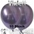 Chrome Luftballons Violett, 30 cm Ø, 10 Stück