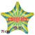 Congrats! Retro Star Gratulation, Jumbo-Luftballon, Ohne Helium