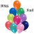 Deko-Luftballons, Bunt gemischt, Latex 30 cm Ø, 100 Stück 