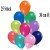 Deko-Luftballons, Bunt gemischt, Latex 30 cm Ø, 25 Stück 