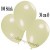Deko-Luftballons, Elfenbein, Latex 30 cm Ø, 100 Stück 