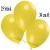 Deko-Luftballons, Gelb, Latex 30 cm Ø, 25 Stück 