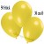 Deko-Luftballons, Gelb, Latex 30 cm Ø, 50 Stück 