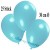 Deko-Luftballons, Hellblau, Latex 30 cm Ø, 25 Stück 