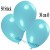 Deko-Luftballons, Hellblau, Latex 30 cm Ø, 50 Stück 
