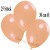 Deko-Luftballons, Lachs, Latex 30 cm Ø, 25 Stück 