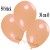 Deko-Luftballons, Lachs, Latex 30 cm Ø, 50 Stück 