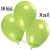 Deko-Luftballons, Limonengrün, Latex 30 cm Ø, 100 Stück 