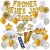 Silvesterdeko-Set mit Luftballons Frohes neues Jahr 2026 White & Gold, 49-teilig