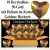 Goldene Hochzeit, 18 Herzballons aus Folie mit Helium im Karton, 50-Gold
