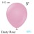 10 Luftballons 8-12cm, Vintage-Farbe Dusty Rose