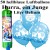 Luftballons Hurra, ein Junge, hellblau, Luftballons Midi-Set, 50 Ballons zu Geburt, Taufe, Babyparty, mit Helium-Einwegbehälter