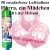 Luftballons Hurra, ein Mädchen, rosa, Luftballons Midi-Set, 50 Ballons zu Geburt, Taufe, Babyparty, mit Helium-Einwegbehälter