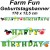 Farm Fun Geburtstagsgirlande Happy Birthday zum Bauernhof Kindergeburtstag