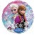 Anna und Elsa Luftballon, Frozen Eiskönigin, holografischer Folienballon mit Ballongas
