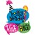 Happy Birthday Wish Big, Folienballon, Shape, ohne Helium zum Geburtstag