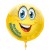 Herzlich Willkommen, Luftballon aus Folie mit Helium-Ballongas, Ballongrüße