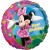Minnie Maus, Luftballon, Happy Birthday, Folienballon mit Ballongas