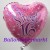 Luftballon, Folie,16. Geburtstag, Sweet 16, holografisch, ohne Helium