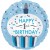 Happy 1st Birthday Boy Cupcake, holografisch, 1. Geburtstag Luftballon ohne Helium-Ballongas