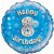 Luftballon aus Folie mit Helium, 8. Geburtstag, Blau, Junge