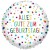 Geburtstags-Luftballon Alles Gute zum Geburtstag, Confetti Birthday, inklusive Helium